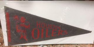 Vintage Houston Oilers Mini Pennant 1960 