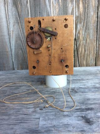 Antique American Riley Whiting Wooden Shelf Clock Movement,  P/r