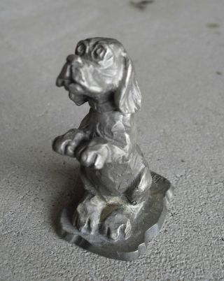 Vintage 1975 Hallmark Little Gallery Pewter Dog Figurine 2 1/2 " Tall
