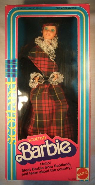 Mattel 1980 Scottish Barbie 3263 Pre - Owned - Usps Priority Mail