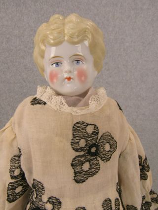 20 " Antique German Blonde China Shoulder Head Doll 1890s,  Cyber Monday
