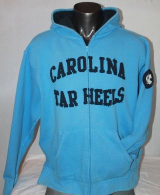 North Carolina Tar Heels Zip Up Hoodie Sweatshirt Champs Sports Ncaa Mens Sz Xxl