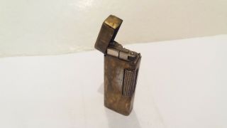 Rare Vintage Gold Plated Dunhill Rollagas Lighter