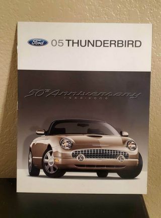 2005 Ford Thunderbird Dealer Sales Brochure 50th Anniversary 2005 Ford Thunderbi