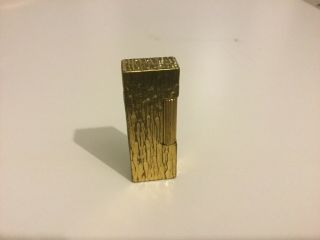Vintage Dunhill Swiss Rollagas Gold Plated Lighter