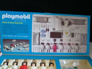 Vintage 1977 Playmobil Doctor and Nurse Deluxe Set 2