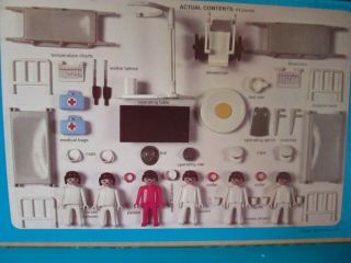 Vintage 1977 Playmobil Doctor and Nurse Deluxe Set 3