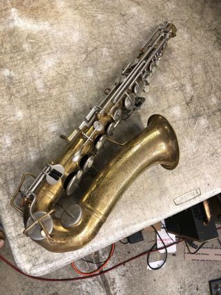 Older / Vintage Selmer Bundy Alto Saxophone Body Only For Parts/repair