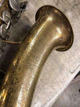 Older / Vintage Selmer Bundy Alto Saxophone Body ONLY For Parts/Repair 2