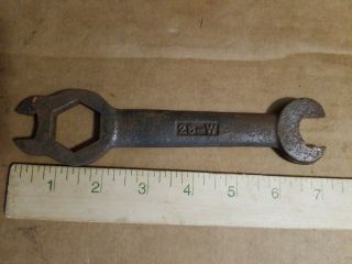 MASSEY HARRIS 28 - W VINTAGE Wrench Vintage Farm Antique Tool Tractor Plow 2