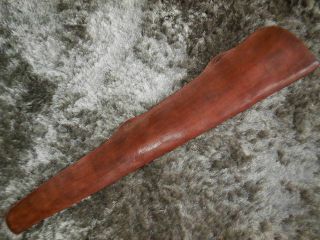 Vintage Leather Rifle Horse Scabbard Unreadable Maker Stamp On Inside