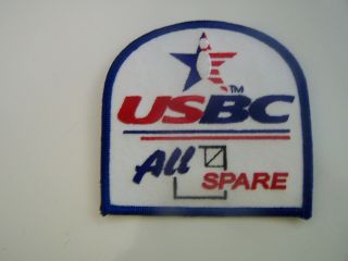 Usbc United States Bowling Congress All Spare Game Bowling Patch Emblem