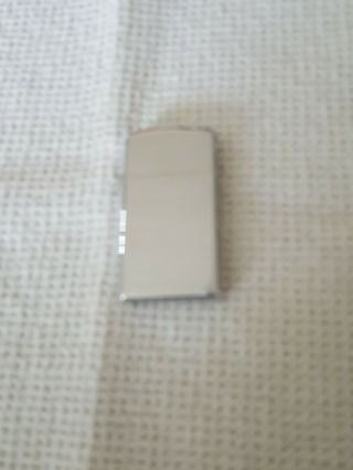 Vintage Zippo Slim Silver Tone Lighter