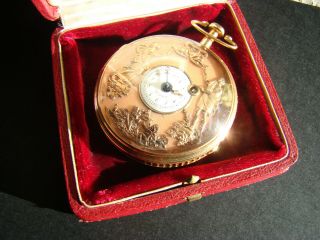 Breguet Verge Fusee 18 K Solid Gold Quarter Repeater Pocket Watch 3 - Automation