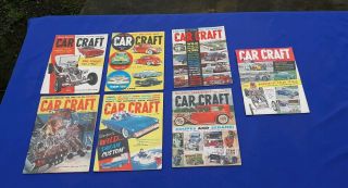 Vintage Car Craft (7) Magazines 1960 Custom Rodder,  Engine Hop - Up,  Rod Magazines