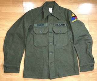 Vintage Us Army Shirt Small Hell On Wheels Vietnsm Era?