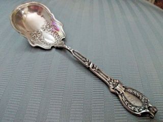 Durgin Serving Spoon Madam Du Barry 1901 Sterling Silver.  925 Mono