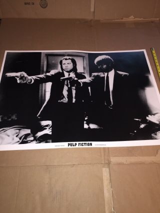 Rare Vintage Movie Poster Pulp Fiction 24” X 34” Guns Dated 07/09/03