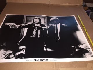 Rare Vintage Movie Poster Pulp Fiction 24” X 34” Guns Dated 07/09/03 2
