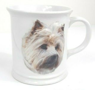 Vintage 1999 Barbara Augello Design Xpres Cairn Terrier Dog Pet Coffee Cup Mug