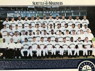 Vintage Seattle Mariners 1999 Team Picture Poster 2