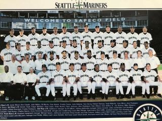 Vintage Seattle Mariners 1999 Team Picture Poster 3