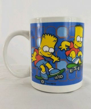 Vintage - The Simpsons - Bart Skateboarding - Coffee Mug M Groening