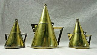 Antique Art Deco Conical Shaped Brass 1920/30 