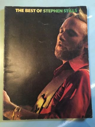 The Best Of Stephen Stills Vintage Guitar Songbook Song Book Sheet Music 1977