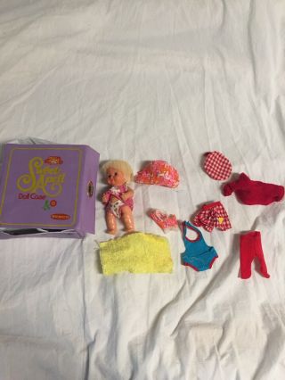 Vintage Remco Sweet April Doll In Case With Clothes All