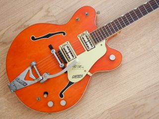 1967 Gretsch 6120 Chet Atkins Nashville Double Cutaway Vintage Guitar Orange