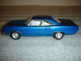 Vintage 1970 Roadrunner Blue Built Model Car 1:25 Scale