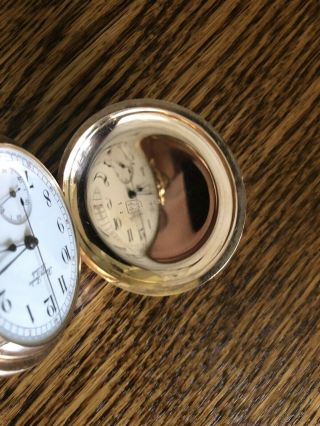 Antique Henry Sandoz Chronograph Minute Repeater Pocket Watch 3