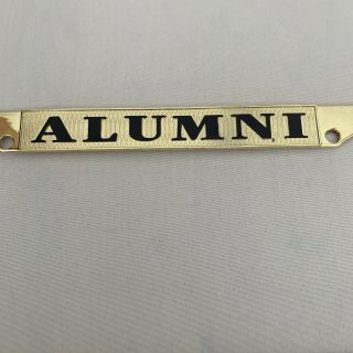UW University of Washington HUSKIES Alumni Metal License Plate Frame PURPLE GOLD 3