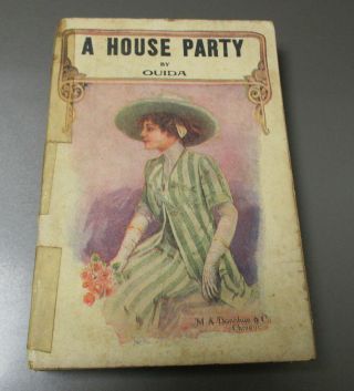 Vintage Early 1900s A House Party By Quida Sc 415 Modern Authors Library Fr,