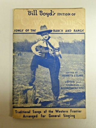 Vintage The Cowboy Sings Country Western Songs Bill Boyd 