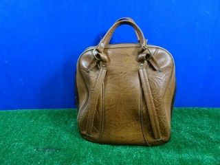 Vintage Leather Brunswick Bowling Ball Bag