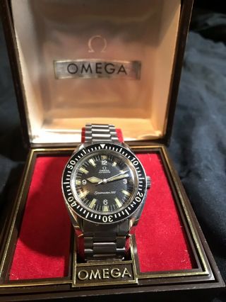 Vintage 1967 Omega Seamaster 300 165.  024 Diver Watch 1039/516 Bracelet