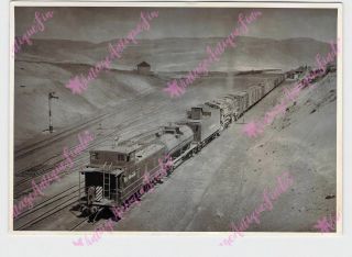 Vintage 5 " X7 " Photo Train Railroad D & Rgw 3609 3713