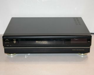 Ge Vg4202 Hi - Fi 4 - Head Vcr Video Cassette Recorder/player Black Vintage,