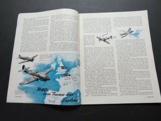 1942 Curtiss Wright Corporation Fly Leaf Publication - P - 40 Warhawk Issue 3