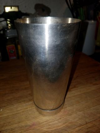 The Real Vintage Arnold Milkshake Cup,  Pre - Stainless Silver Plate