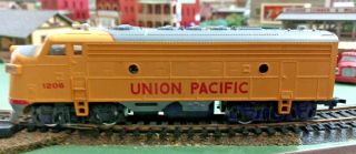 Ho Scale Bachmann Union Pacific Locomotive No 1206 Vintage