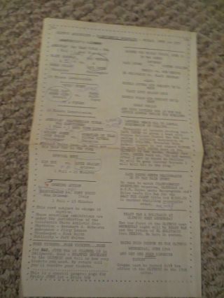 Nwa Olympic Auditorium Championship Wrestling Program Sheet June 1st 1973