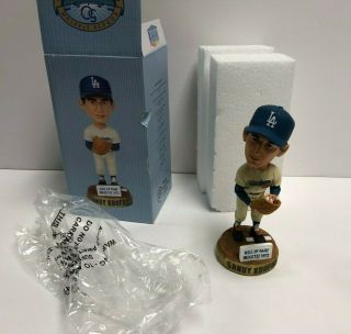 Sandy Koufax 2012 Los Angeles Dodgers Bobblehead Sga Discounted Box Defect