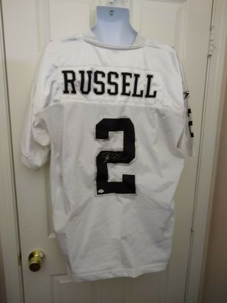 Jamarcus Russell Oakland Raiders Reebok Sewn Size 52 Jersey - Signed