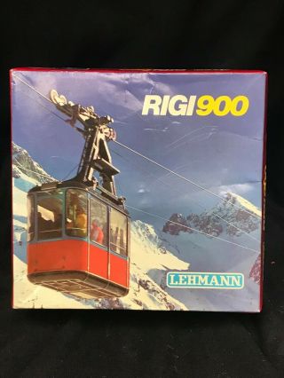 Vintage Rigi 900 Cable Car Railways Set W/ Box Lehmann West Germany G Scale