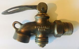Vintage Valve Faucet Spigot Brass Morrison Bros Industrial