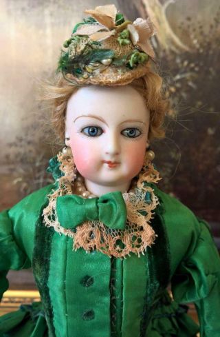 Stunning Early Antique French Fashion Doll 13 