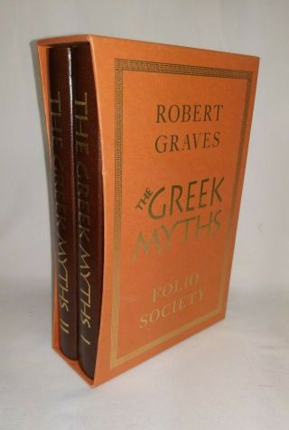 The Greek Myths Volumes One & Two By Robert Graves The Folio Society